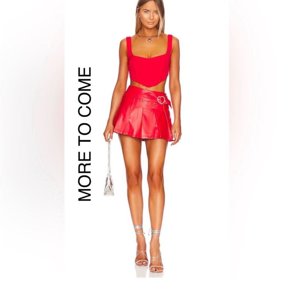 Red Mini Skirt